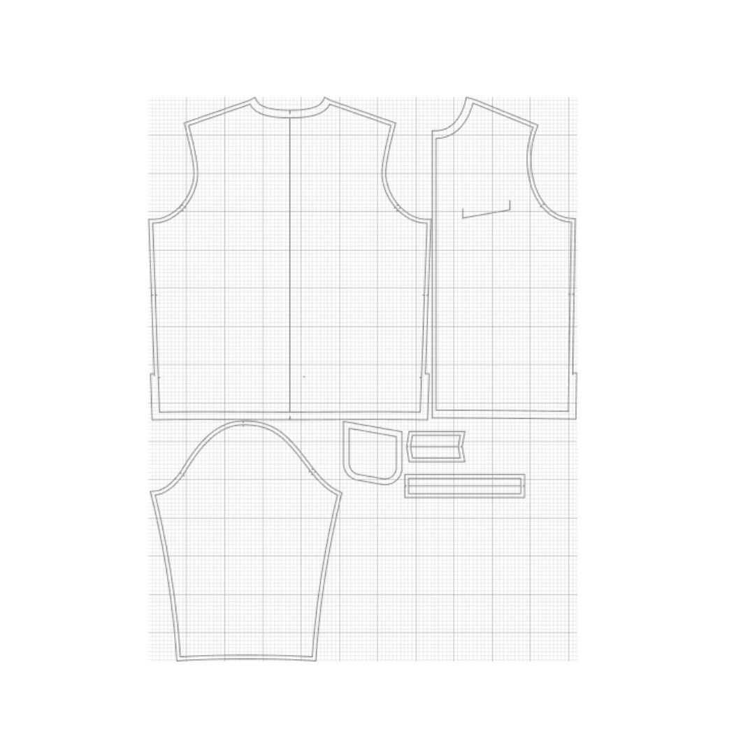 Mens top pattern | Sxedio Modas Market