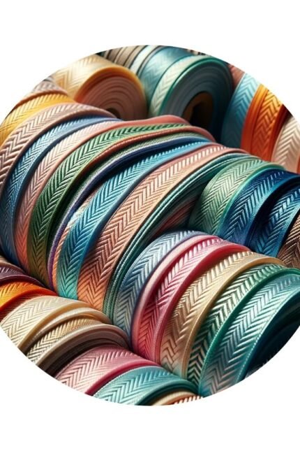 Κορδέλα με ύφανση ψαροκόκαλο / Herringbone ribbon