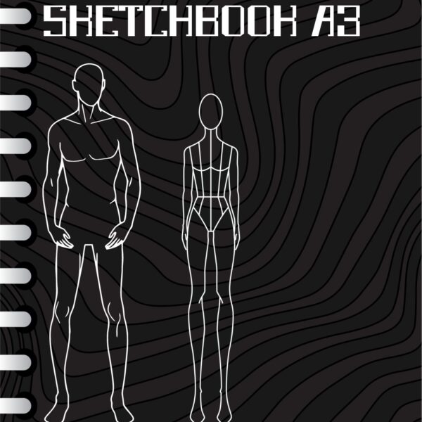 Fashion Sketchbook Figure Template