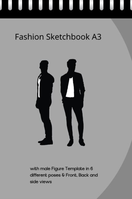 Male Fashion Sketchbook front cover
