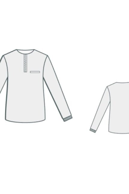 Ανδρικό τοπ με φερμουάρ