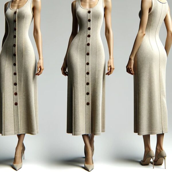 Φόρεμα μακρύ πατρόν / Long dress sewing pattern