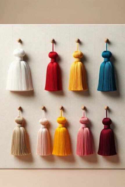 Βαμβακερά Φουντάκια 8cm / Cotton Tassels 8cm