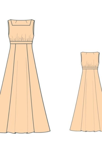 Αέρινο Καλοκαιρινό Φόρεμα πατρόν