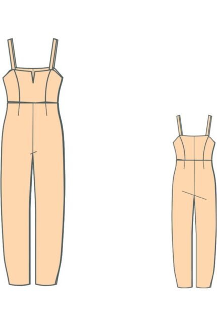 Καλοκαιρινή ολόσωμη φόρμα πατρόν