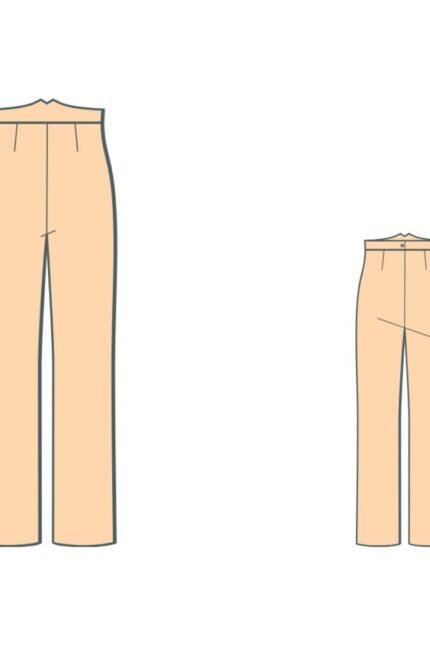 πατρόν για ίσιο παντελόνι