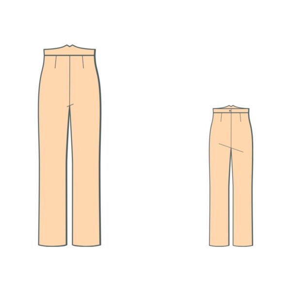 πατρόν για ίσιο παντελόνι / Straight leg pants pattern