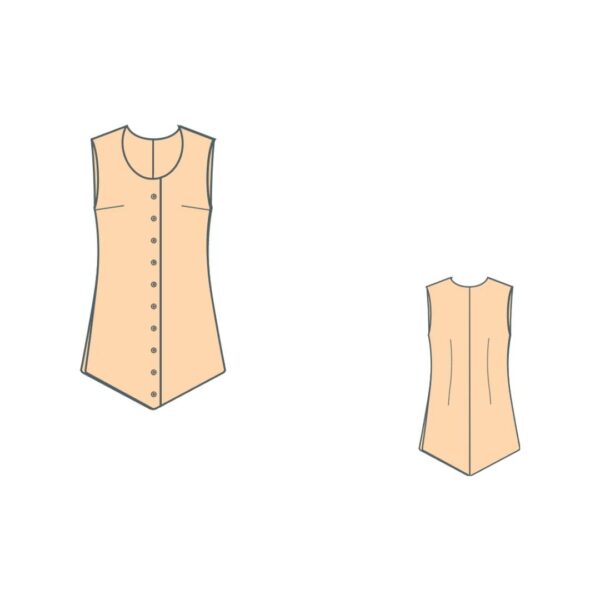 Πατρόν Tunic scoop neck / Sewing pattern Tunic top
