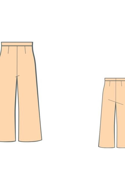 Πατρόν Παντελόνι / Wide leg pants pattern