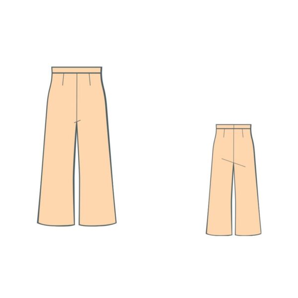 Πατρόν Παντελόνι / Wide leg pants pattern