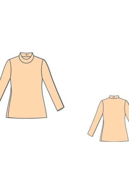 Πατρόν μπλούζας με γιακά τύπου polo