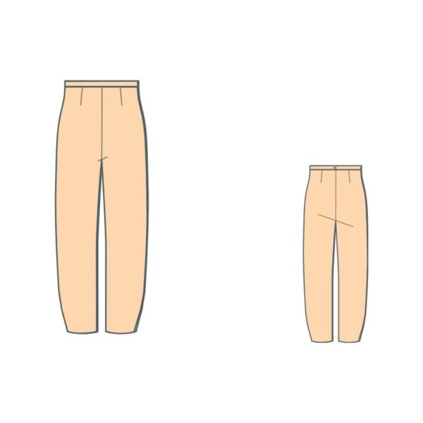 Πατρόν για παντελόνι / Peg leg pants pattern