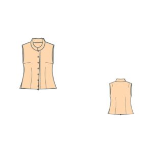 Γιλέκο πατρόν ραπτικής / Vest top Pattern