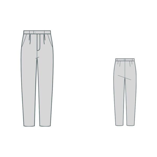 Ανδρικό tapered παντελόνι / Mens tapered leg pants pattern