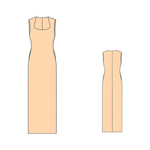 Βαμβακερό φόρεμα πατρόν / Cotton dress pattern