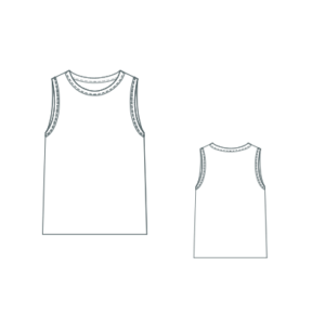 Pattern for undershirt for girls