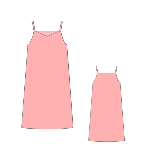 Pattern for kids dress 2 to 6 years