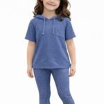 Πατρόν ραπτικής αθλητικό τοπ με κουκούλα έτοιμο φορεμένο