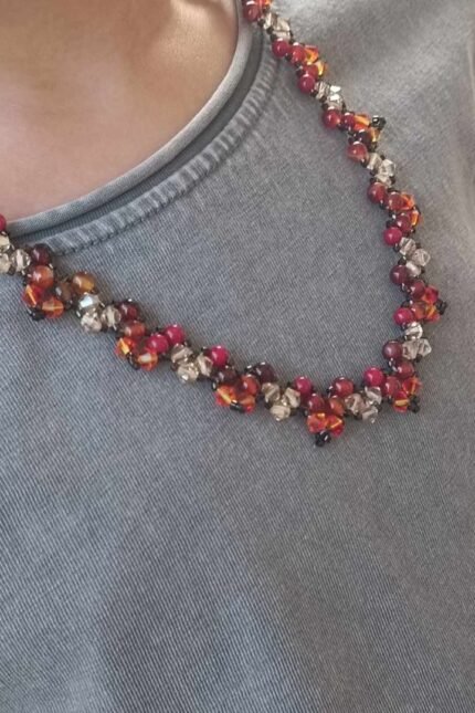 Spiral Necklace beading pattern product