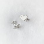 animals πουλάκι_ Χειροποίητα σκουλαρίκια από ασήμι 925 - Image 3