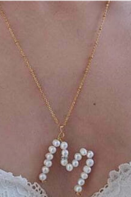 Κολιέ με Μονόγραμμα "Μ"