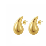 Gold Drop earings σκουλαρίκια