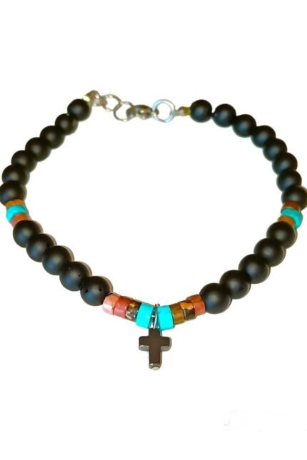 Χειροποίητο βραχιόλι με ημιπολύτιμους λίθους