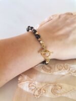 Βραχιόλι με Απολιθωμένο Ξύλο και Αιματίτες - Image 5