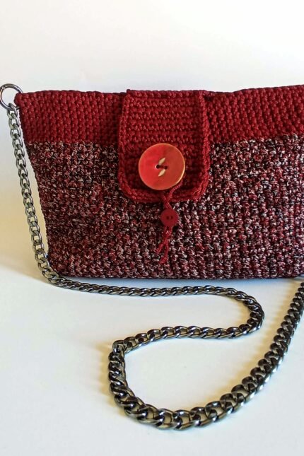 Χειροποίητη τσάντα πλεκτή ώμου