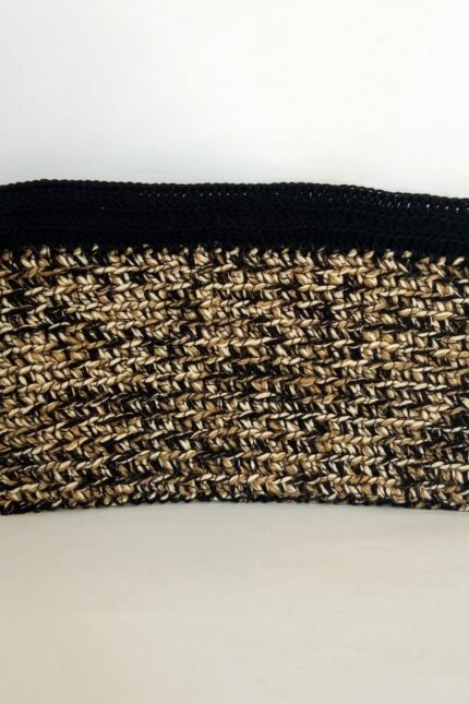 Χειροποίητη Πλεκτή Τσάντα χειρός από Γιούτα