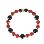 Βραχιόλι με κορνεόλη και μαύρο όνυχα