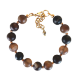 Βραχιόλι με καφέ αχάτη mat