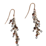 Κρεμαστά σκουλαρίκια με αιματίτες