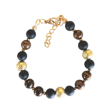 Βραχιόλι με μάτι τίγρης και μαύρο όνυχα