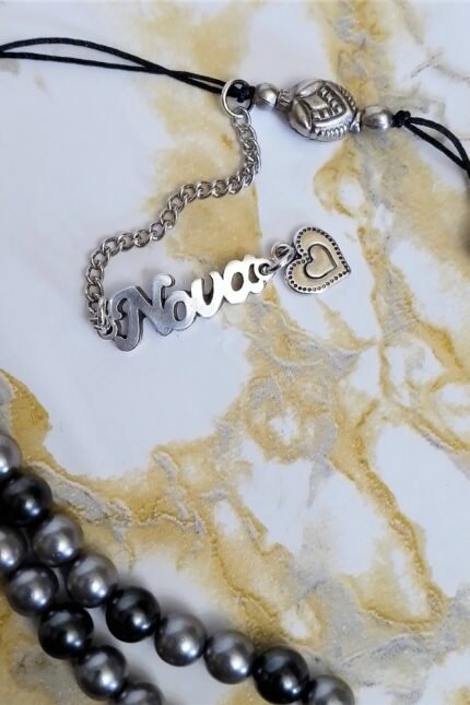 Κομπολόι ανθρακί ΝΟΝΑ