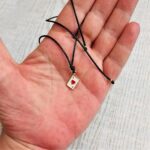 Cord necklace με τον "Άσσο κούπα" της τράπουλας