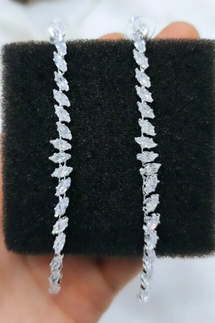 Κρυστάλλινα κρεμαστά σκουλαρίκια