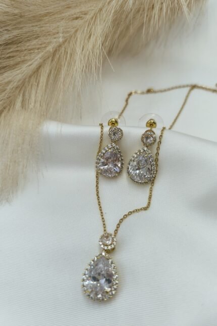 Επιχρυσωμένο Σετ Κοσμημάτων '' Seren ''