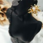 " Seline " σκουλαρίκια με κρύσταλλα χρυσά