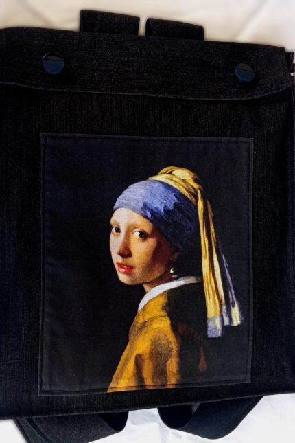 Χειροποίητη τζιν τσάντα πλάτης