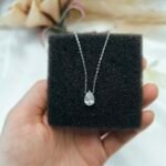 " Joan " Ζιργκον κολιέ νυφικό ασημί