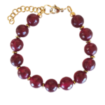 Βραχιόλι με κόκκινο νεφρίτη