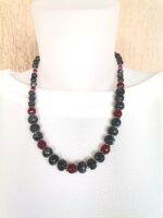 Κολιέ με Λαρβικίτη και Αχάτη Ruby - Image 2