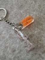 Χειροποίητο Μπρελόκ Μονόγραμμα Γ quilling - Image 4