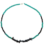 Κολιέ με χαολίτη και αιματίτη