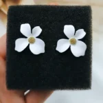 ''ALICE'' Σκουλαρίκια νυφικά σε σχήμα λουλούδι