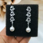 '' Abigail'' Σκουλαρίκια νυφικά κρεμαστά με πέρλα