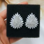 ''Maeve'' Σκουλαρίκια νυφικά / επίσημα με λαμπερές πέτρες