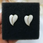 Heart vintage earrings