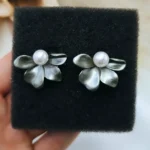 Σκουλαρίκια green flower